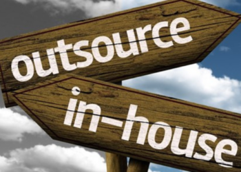 outsource vs in-house roadsign
